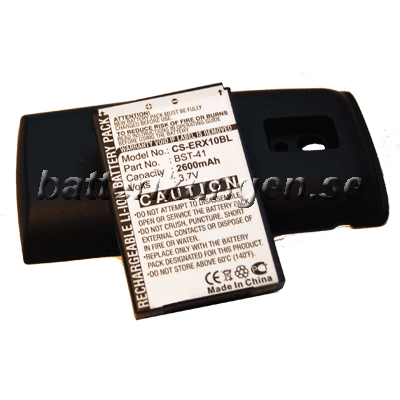 Batteri til Sony Ericsson Xperia X10 - 2.600 mAh - Svart