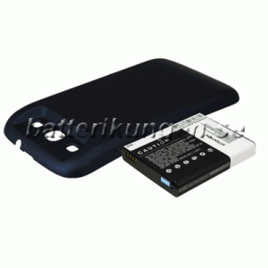 Batteri til Samsung Galaxy S3 mfl - 3.300 mAh - Blå