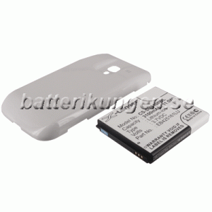 Batteri til Samsung Galaxy Ace 2 mfl - 3.100 mAh - Vit