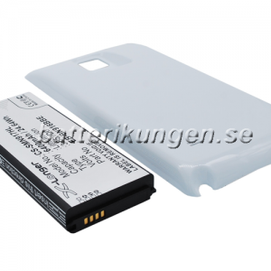 Batteri til Samsung Galaxy Note 4 mfl - 6.400 mAh - Vit