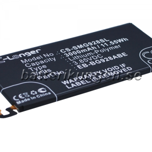 Batteri til Samsung Galaxy S6 Edge+ mfl - 3.000 mAh