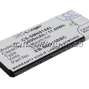 Batteri til Samsung Galaxy Note Edge mfl - 3.000 mAh