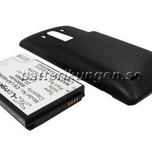 Batteri til LG G3 mfl - 6.000 mAh - Svart
