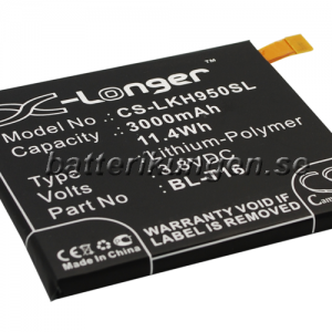 Batteri til LG G Flex 2 mfl - 3.000 mAh