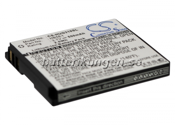 Batteri til Huawei G2201 mfl - 550 mAh