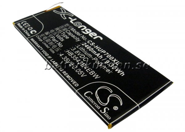 Batteri til Huawei Ascend P7 mfl - 2.460 mAh