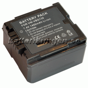 Batteri til Panasonic som ersätter VW-VBG130 - 1.320 mAh