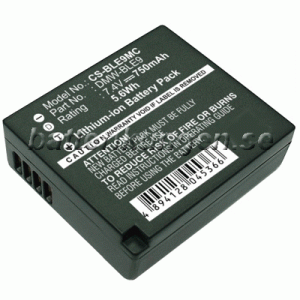 Batteri til Panasonic som ersätter DMW-BLE9 mfl