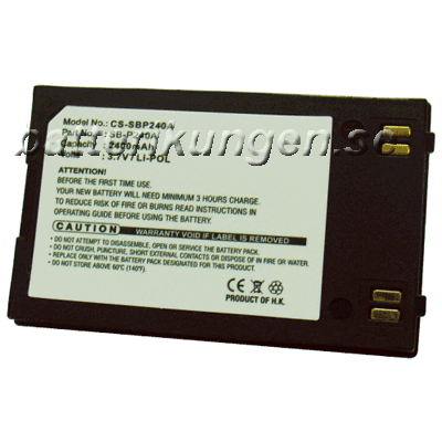 Batteri til Samsung SC-MM10S mfl - 2.400 mAh
