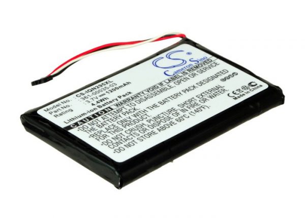 Batteri til Gamin Nuvi 2405 mfl - 1.200 mAh