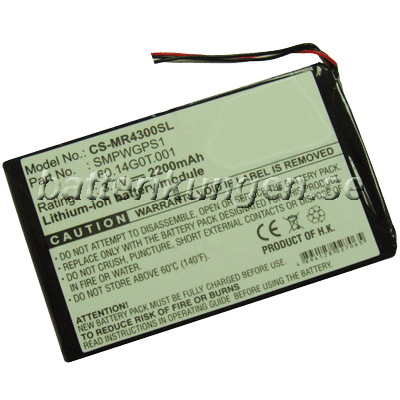 Batteri til Magellan Maestro 4000 mfl