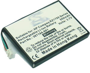Batteri til iPAQ RZ1700 mfl - 1.050 mAh