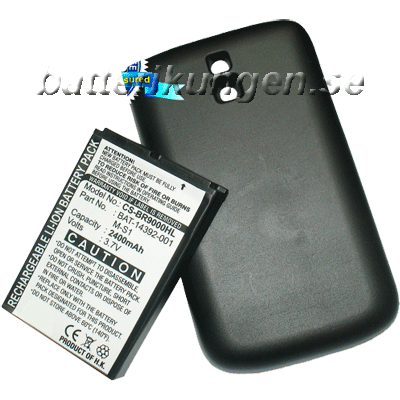 Batteri til Blackberry Bold 9000 mfl - 2.400 mAh