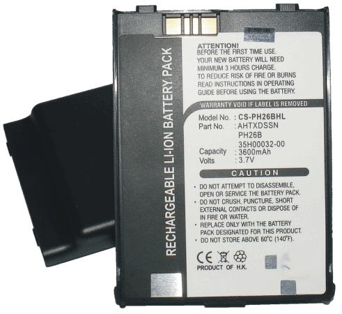 Batteri til Qtek 9060 / 9090 - 3.600 mAh