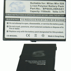 Batteri til Mitac Mio 528 mfl