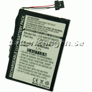 Batteri til Mitac P360 mfl - 1.350 mAh