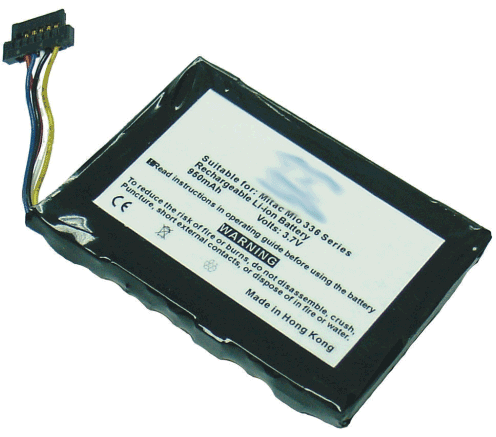 Batteri til Navman iCN 510 mfl - 1.350 mAh