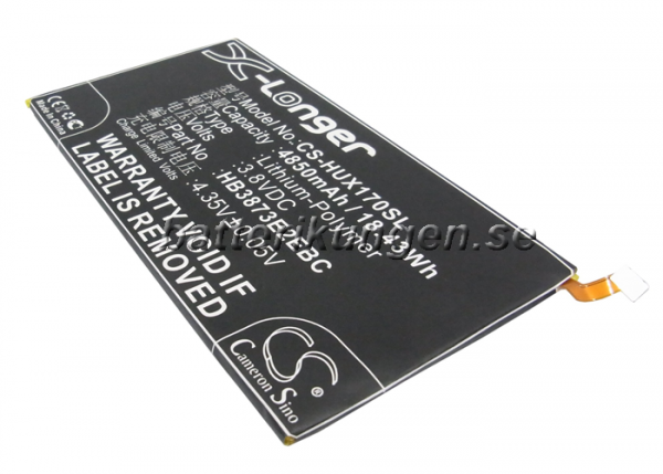 Batteri til Huawei Mediapad X1 7.0 mfl - 4.850 mAh