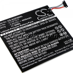 Batteri til Asus Pad ZenPad 10 Z0310M mfl - 4.650 mAh