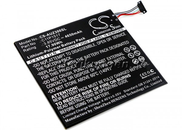 Batteri til Asus Pad ZenPad 10 Z0310M mfl - 4.650 mAh
