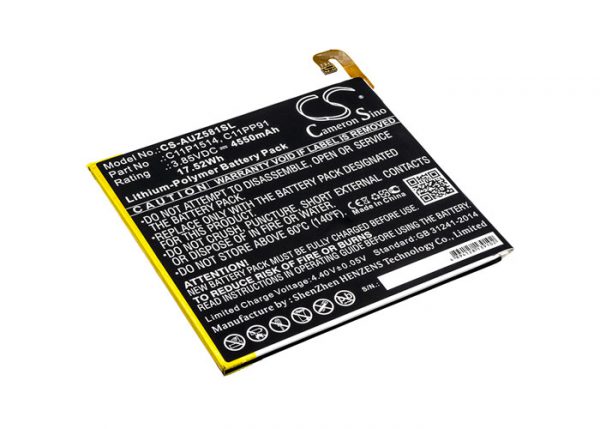 Batteri til Asus ZenPad Z8 mfl - 4.550 mAh
