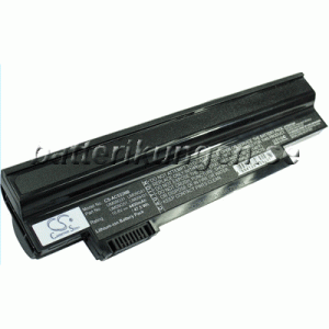 Batteri til Acer aspire one 532h mfl - 4.400 mAh - svart
