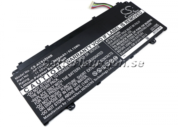 Batteri til Acer Aspire S 13 mfl - 4.600 mAh