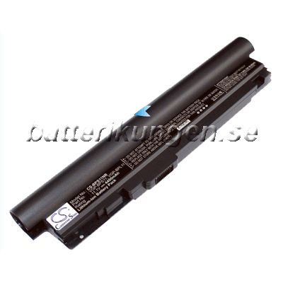 Batteri til Sony VGN-TZ12 mfl - 4.400 mAh - svart