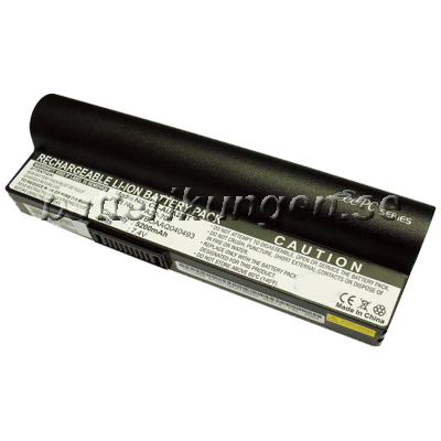 Batteri til Asus Eee PC serie - svart - 5.200 mAh