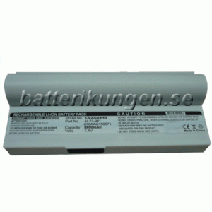 Batteri til Asus Eee PC 901 mfl - 8.800 mAh - vitt