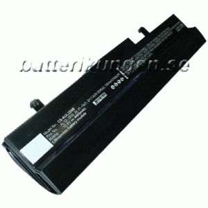 Batteri til Asus Eee PC 1005HA mfl - 4.400 mAh - Svart
