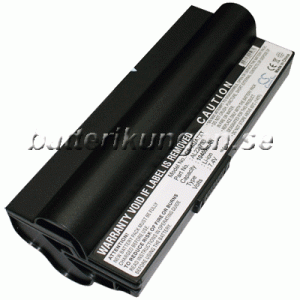 Batteri til Asus Eee PC 703 mfl - 10.400 mAh - svart