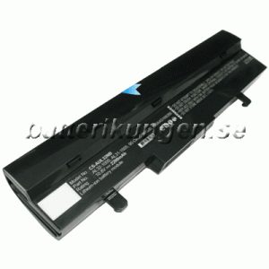 Batteri til Asus Eee PC 1005HA mfl - 2.200 mAh - svart