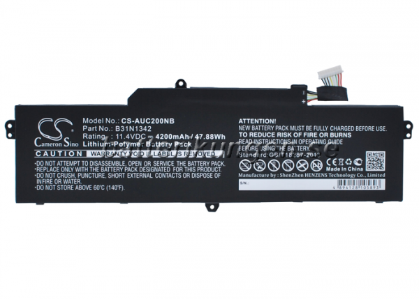 Batteri til Asus Chromebook C200 mfl - 4.200 mAh