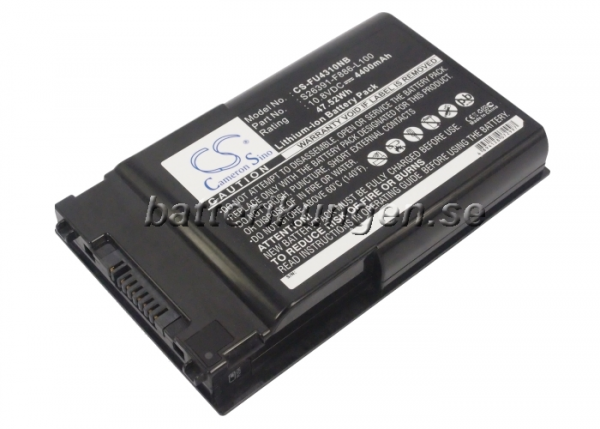 Batteri til Fujitsu Siemens LifeBook T1010 mfl - 4.400 mAh