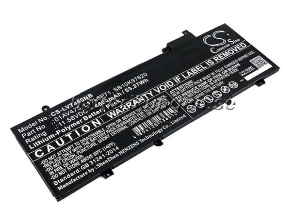 Batteri til Lenovo ThinkPad T480s mfl - 4.600 mAh