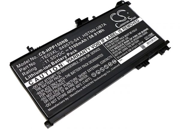 Batteri til HP Omen 15-AX000NF mfl - 5.100 mAh
