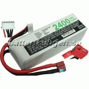 Batteri til LiPo 4 cell - 14.8 V - 2.400 mAh