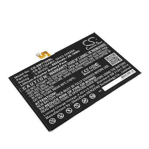 Batteri til Samsung Galaxy Tab S5e mfl - 6.800 mAh