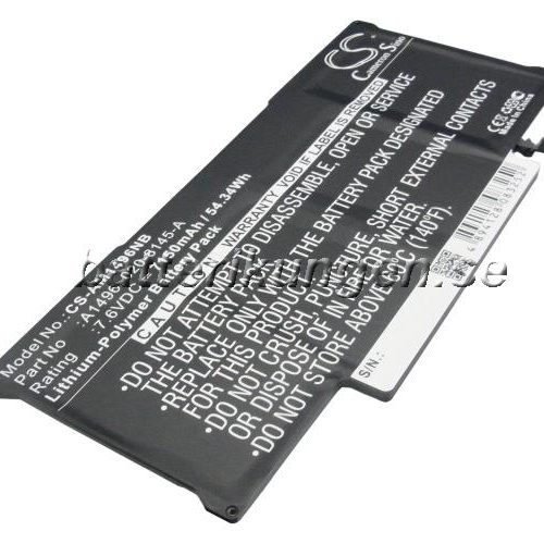 Batteri til MacBook Air Core i5 1.3 13" mfl 7.150 mAh