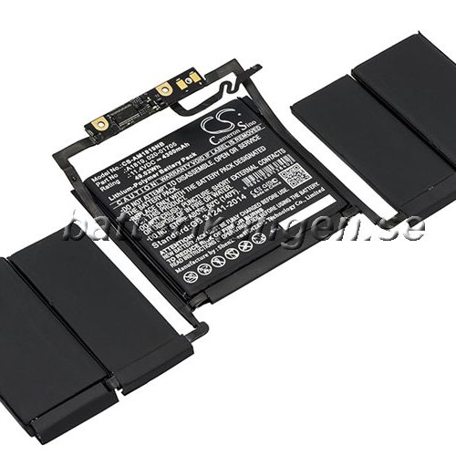 Batteri til Apple MacBook Pro Core i5" 2.9 13" Touch/Late 2016 mfl - 4.300 mAh