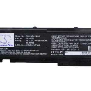 Batteri til Lenovo ThinkPad T420s mfl - 3.600 mAh