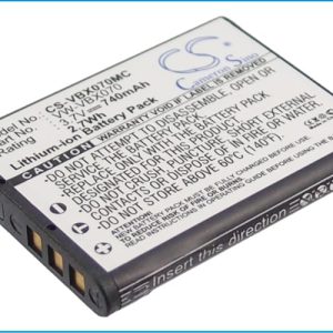 Batteri til Panasonic som erstatter VW-VBX070 mfl