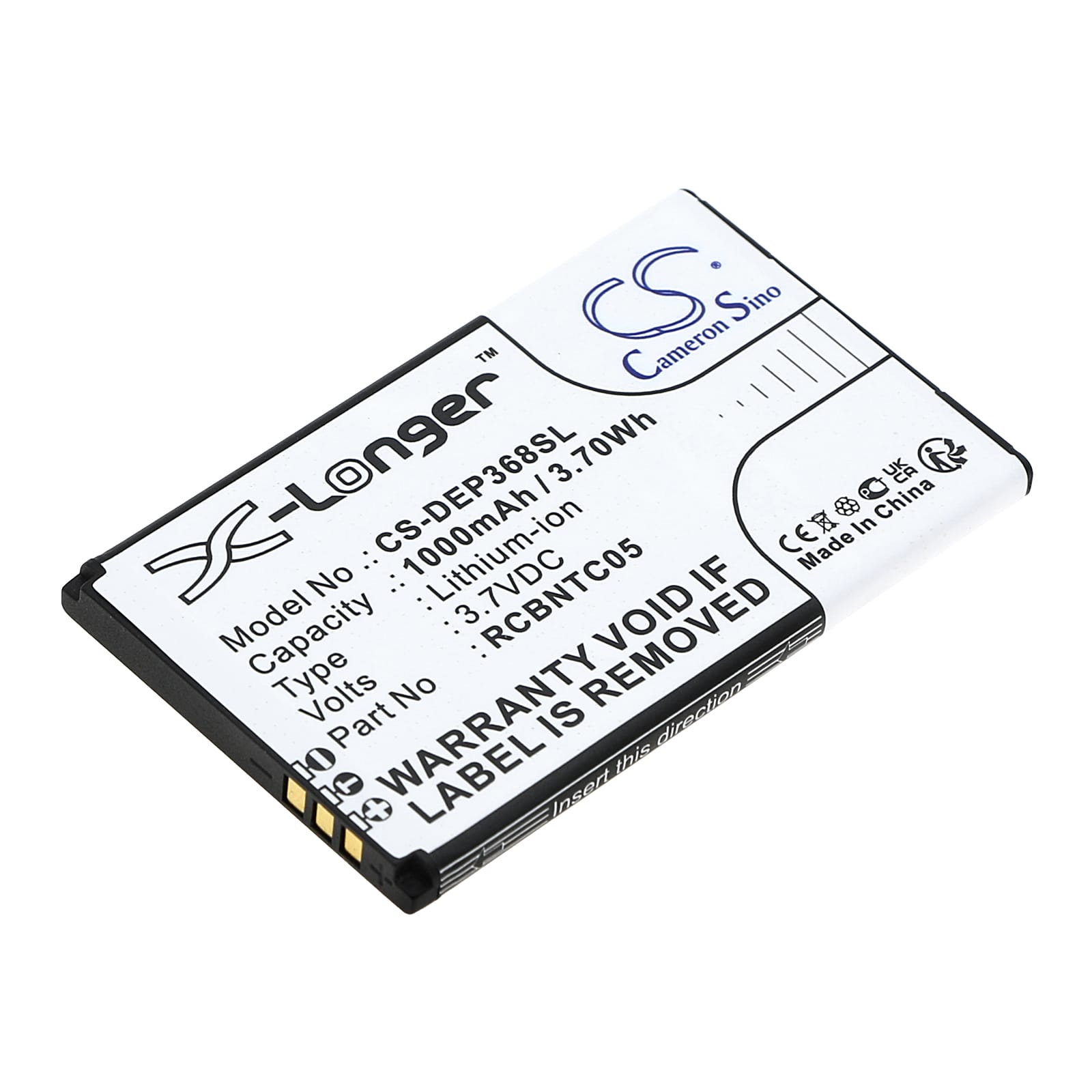 Batteri til Doro Primo 368 - 1.000 mAh