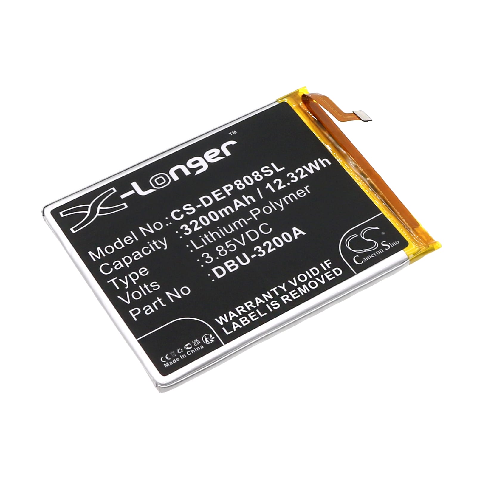 Batteri til Doro 8050 mfl - 3.200 mAh