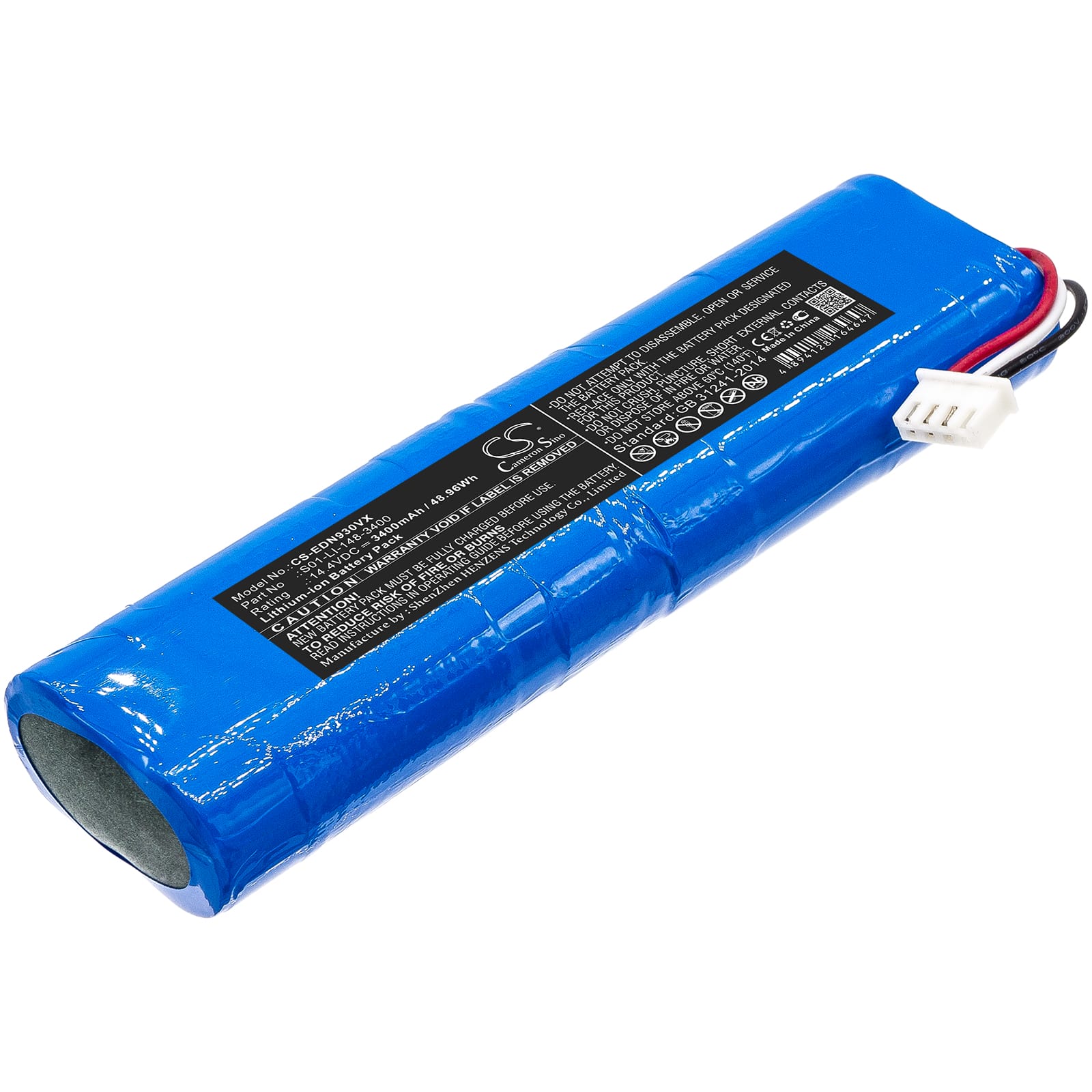 Batteri til Ecovacs Deebot Ozmo 900 - 3.400 mAh