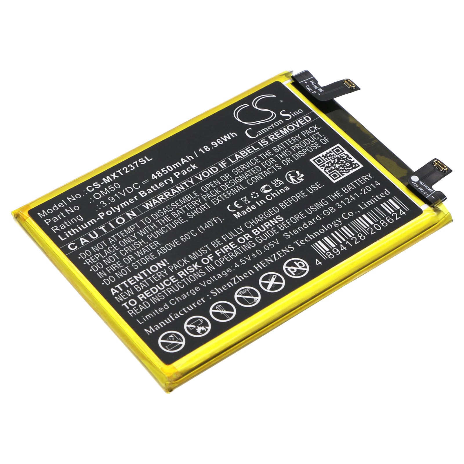 Batteri til Motorola EDGE 40 NEO mfl - 4.850 mAh