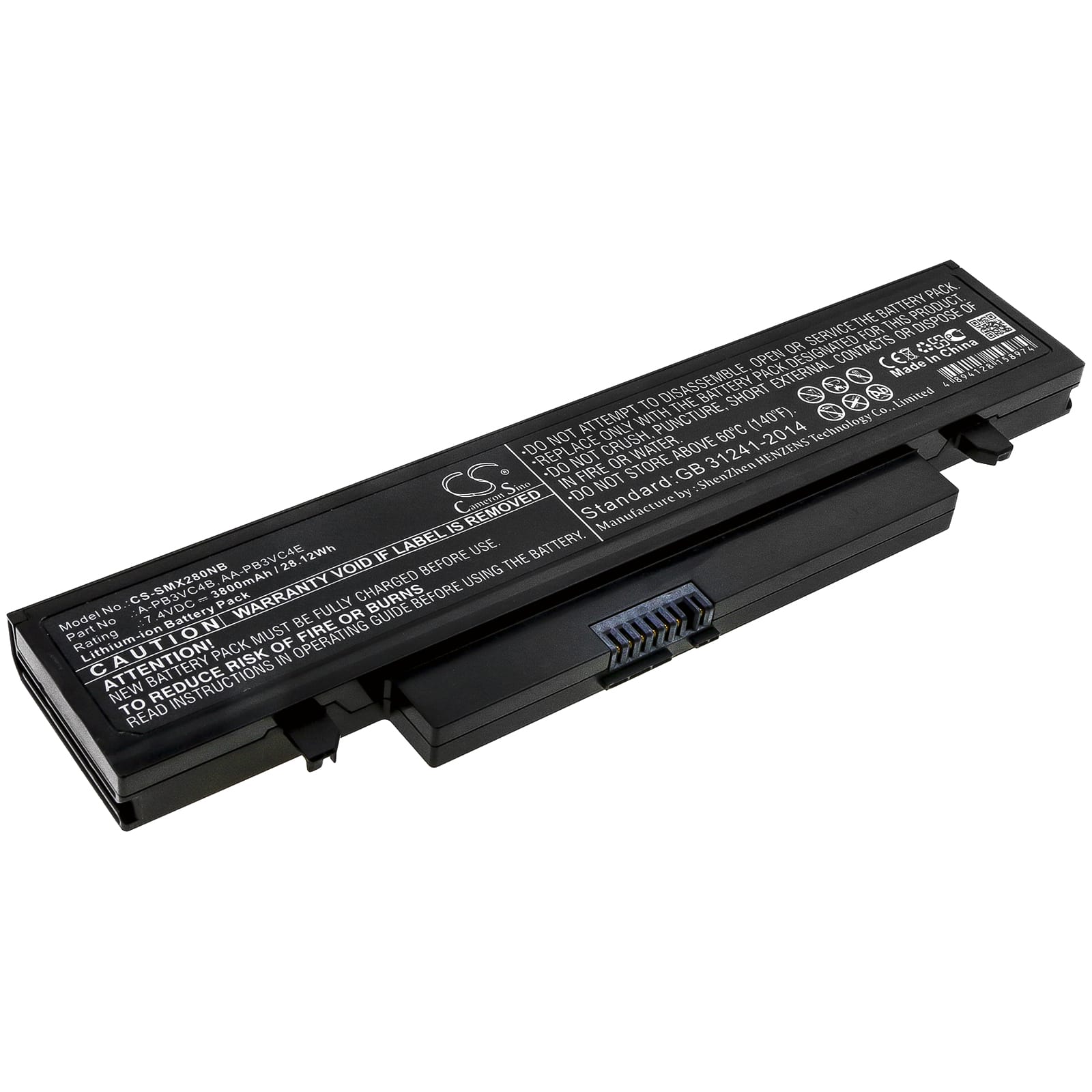 Batteri til Samsung NP-X280 mfl - 3.800 mAh