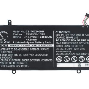 Batteri til Toshiba Portege Z30 mfl - 3.350 mAh
