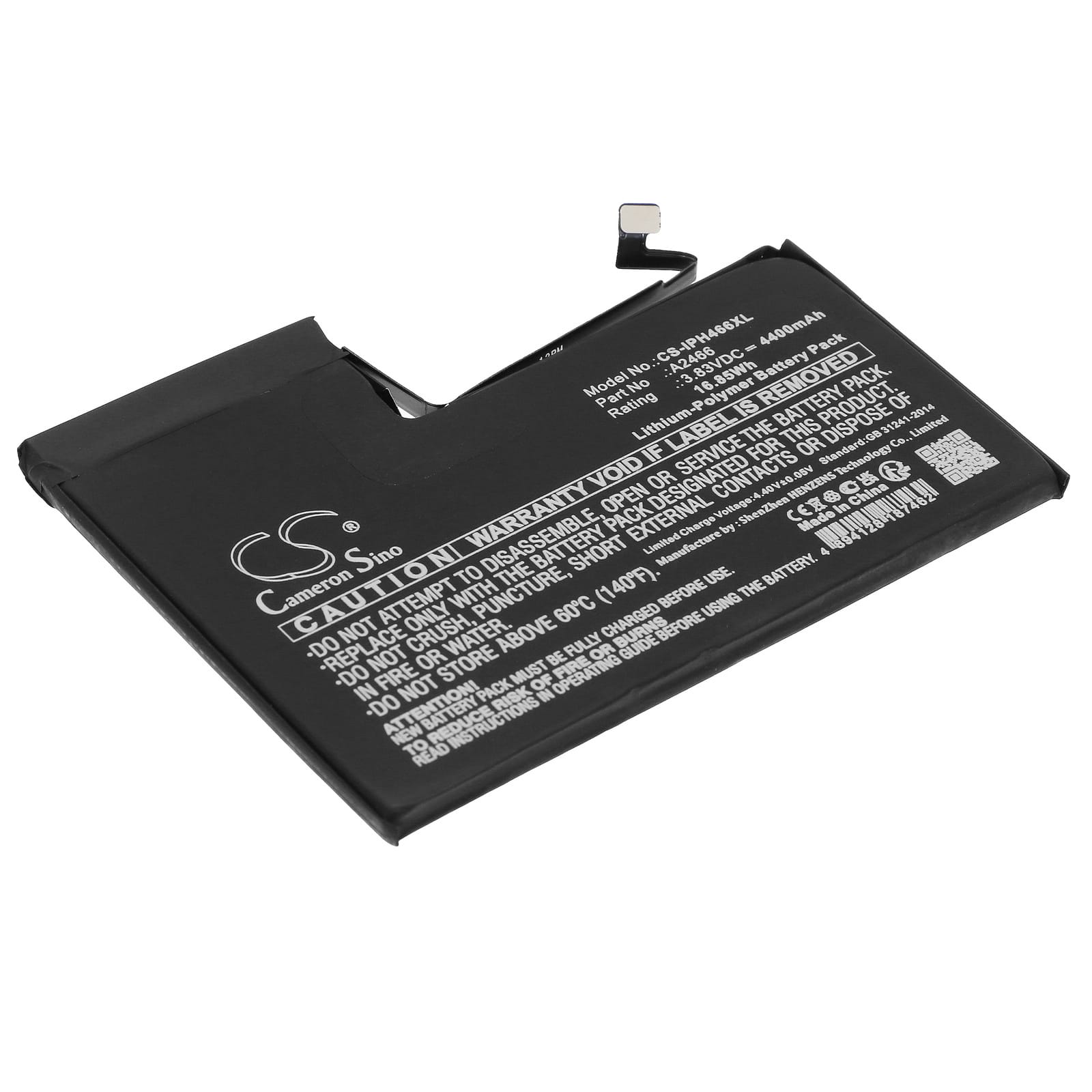 Batteri til Apple iPhone 12 Pro Max - 4.400 mAh